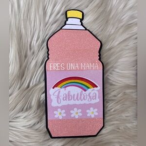 Eres Una Mamá Fabulosa Topper pink